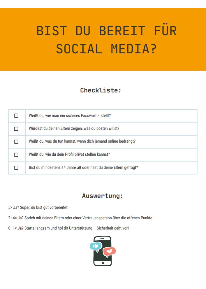 Checklist Social Media